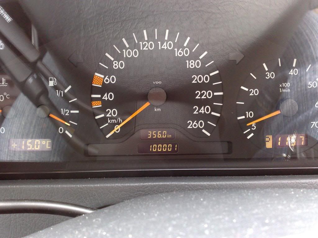 100,000km is nothing on a Mercedes-Benz :)