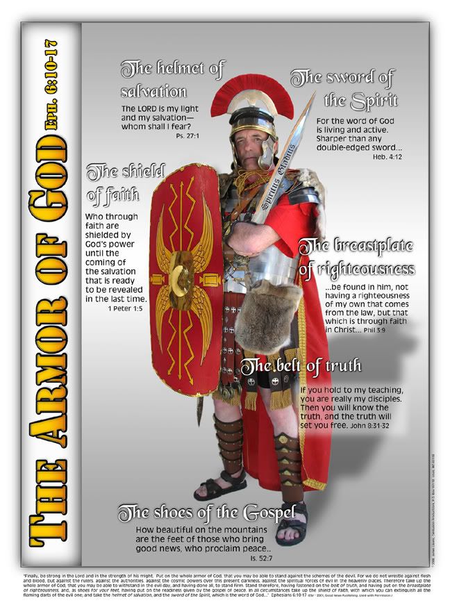 armor of god tattoo. armor of god picture.