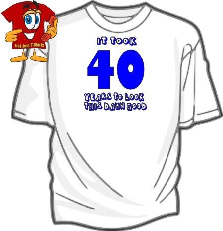 40th Birthday Party Ideas on 30th 40th 40th Birthday T Shirt Funny Party Shirt Gift   Ebay