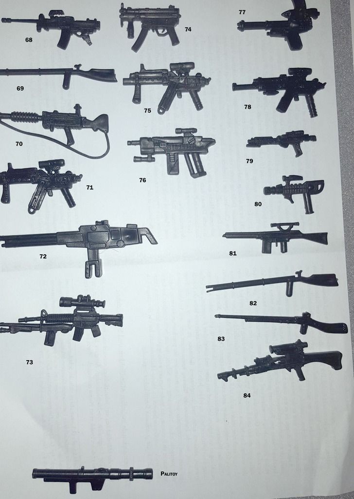 GI Joe Accessory 2010 Snake Eyes V52 Assault Rifle Gun