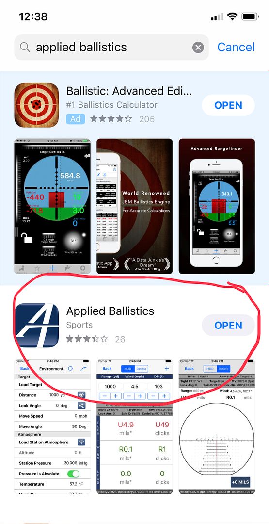 Applied Ballistics Mobile iPhone App